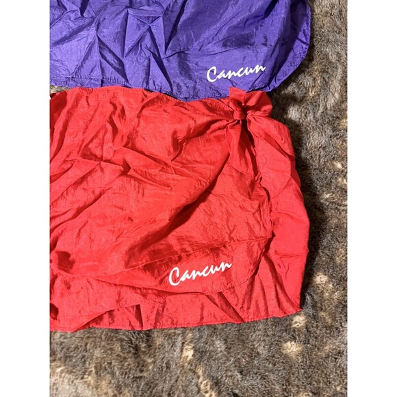 Vintage 80s Papagayo plus Sarong Swim Cover Up Wrap One Size CANCUN lot of 2 - Picture 2 of 7